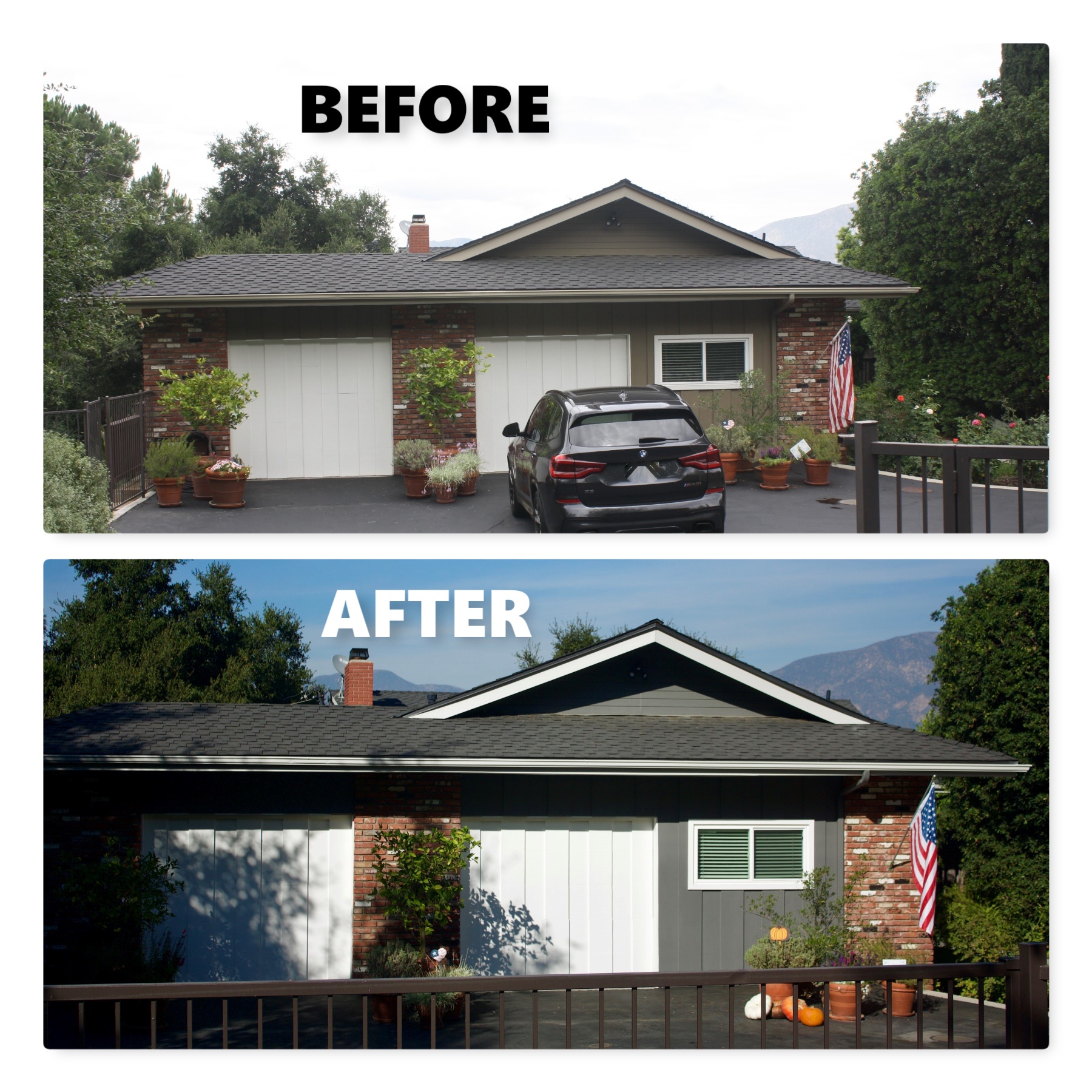 Before & After photo 2 by Foothill Painting